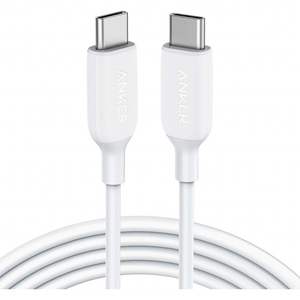 Дата кабель Anker USB Type-C to Type-C 1.8m Powerline III White (A8853H21)