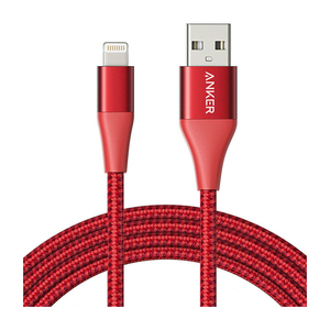 Дата кабель Anker USB 2.0 AM to Lightning 0.9m Powerline+ II Red (A8452H91)