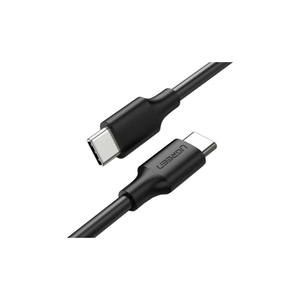 Дата кабель USB Type-C to Type-C 1.0m US323 Both Angled 3A (Gray\Black) Ugreen (70529)