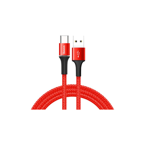 Дата кабель USB 2.0 AM to Type-C 2.0m 2A LED red Baseus (CATGH-C09)