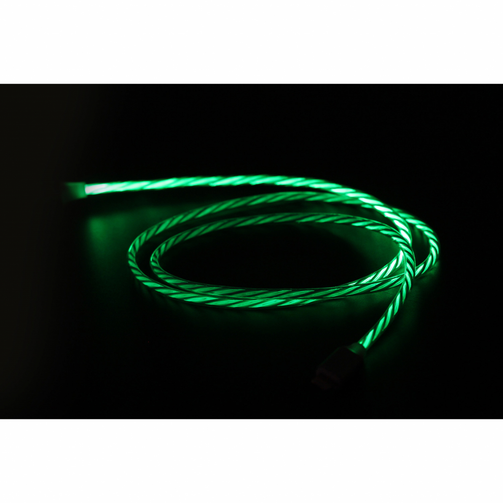 Дата кабель USB 2.0 AM to Type-C 1.0m 2A Cablexpert (CC-USB-CMLED-1M) - 7