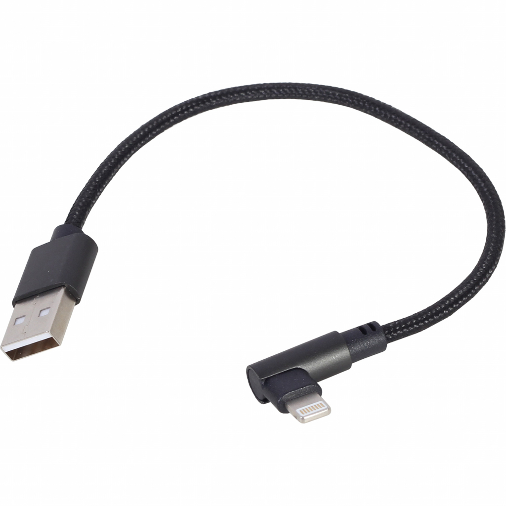 Дата кабель USB 2.0 AM to Lightning 0.2m corner Cablexpert (CC-USB2-AMLML-0.2M) - 1 Дата кабель USB 2.0 AM to Lightning 0.2m corner Cablexpert (CC-USB2-AMLML-0.2M) - 1