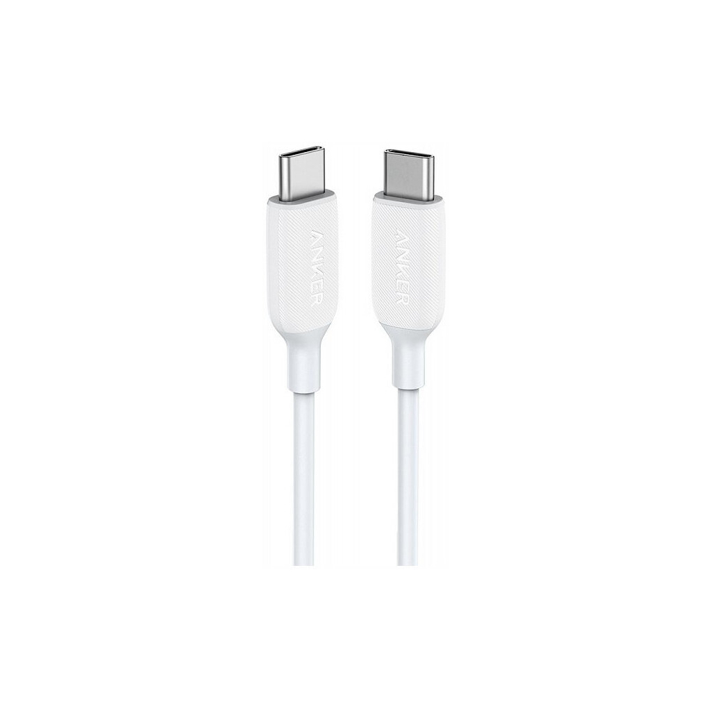 Дата кабель USB Type-C to Type-C 0.9m PowerLine III White Anker (A8852H21) Дата кабель USB Type-C to Type-C 0.9m PowerLine III White Anker (A8852H21)