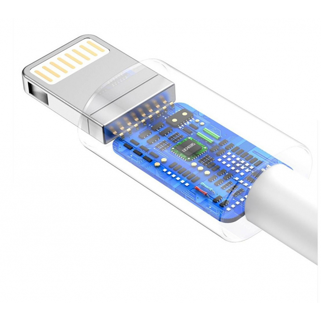 Дата кабель USB Type-C to Lightning 1.0m White T-Phox (T-CL834) - 1 Дата кабель USB Type-C to Lightning 1.0m White T-Phox (T-CL834) - 1