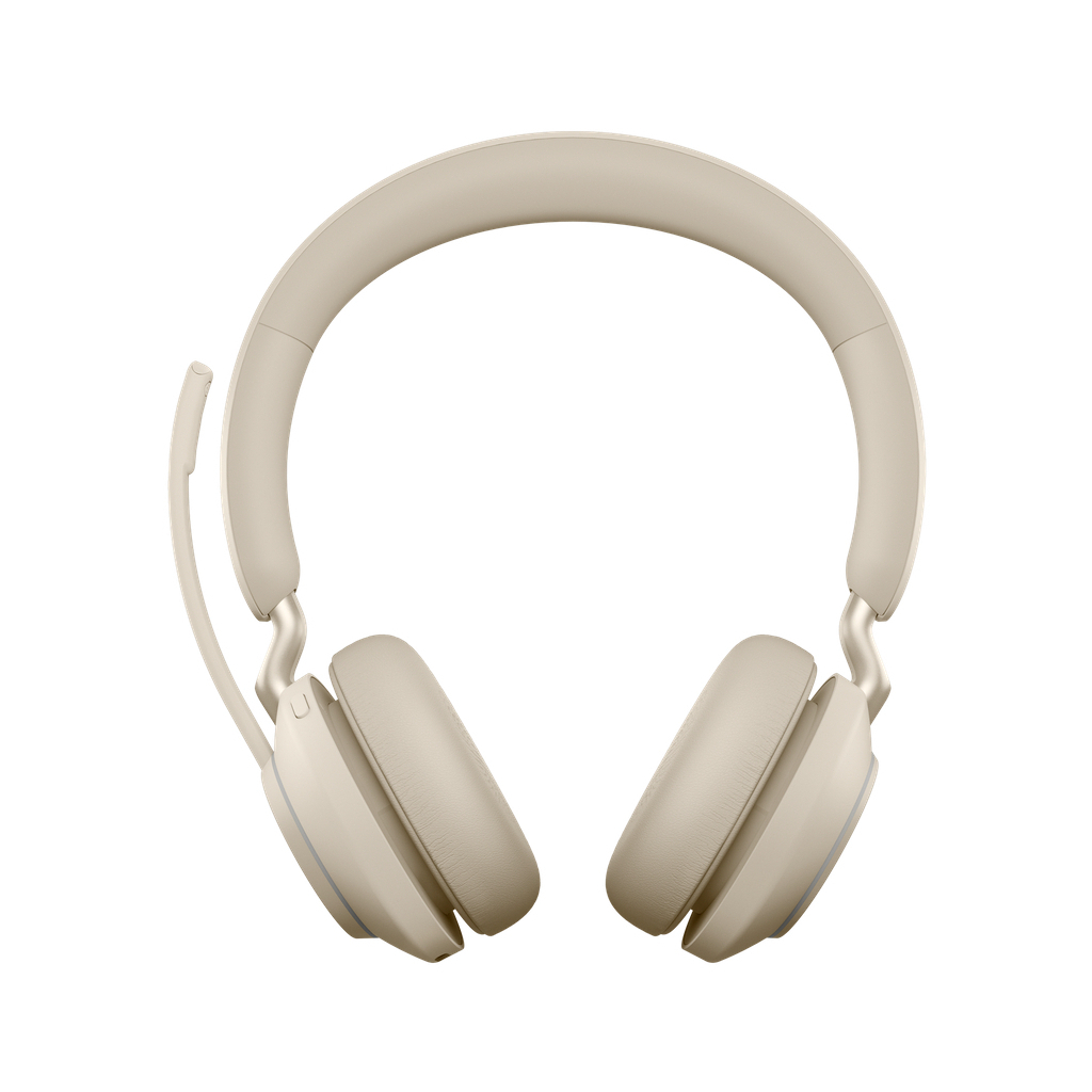 Наушники Jabra Evolve2 65 USB-A MS Stereo Beige (26599-999-998) - 1 Наушники Jabra Evolve2 65 USB-A MS Stereo Beige (26599-999-998) - 1