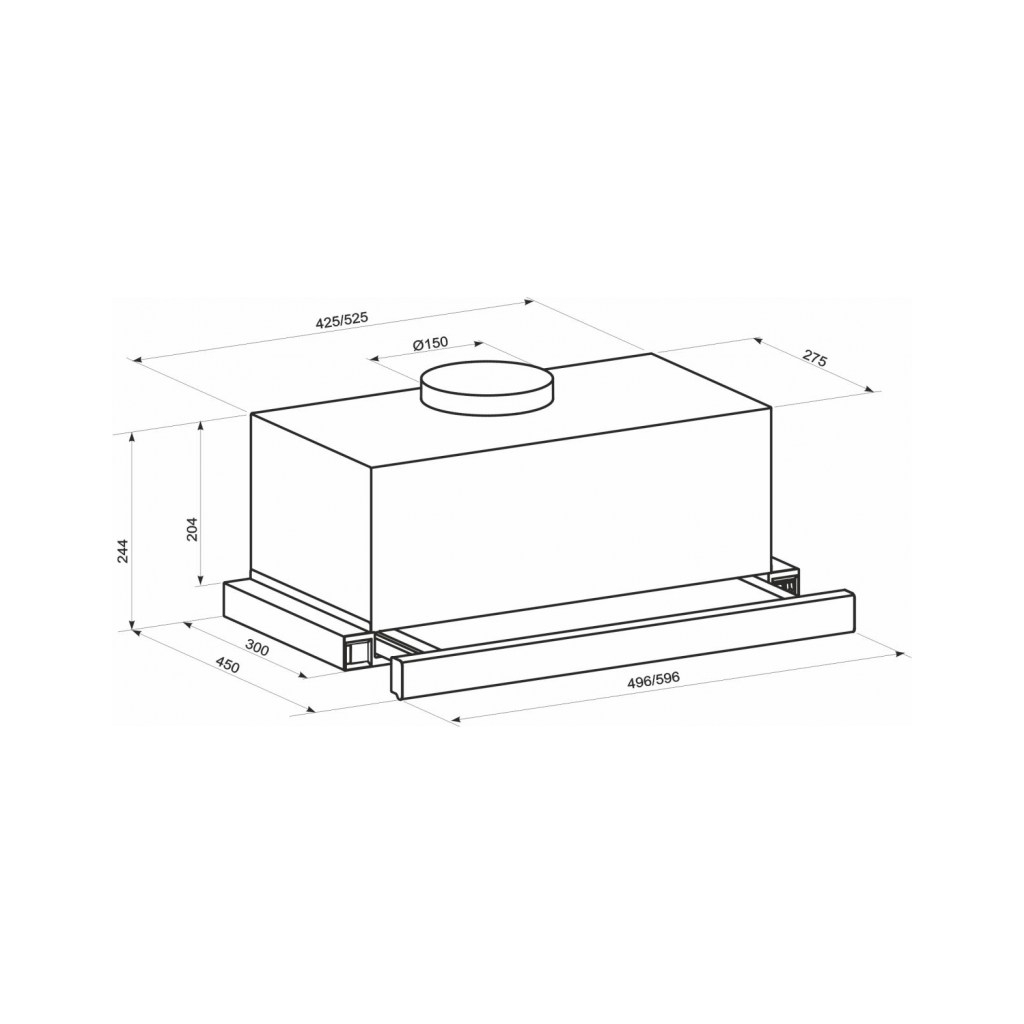 Вытяжка кухонная Eleyus BREEZE 1200 60 IS - 3 Вытяжка кухонная Eleyus BREEZE 1200 60 IS - 3