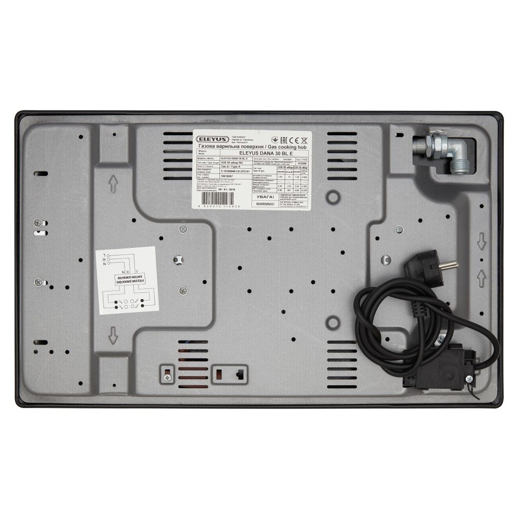 Варочная поверхность Eleyus DANA 30 BL CF - 9