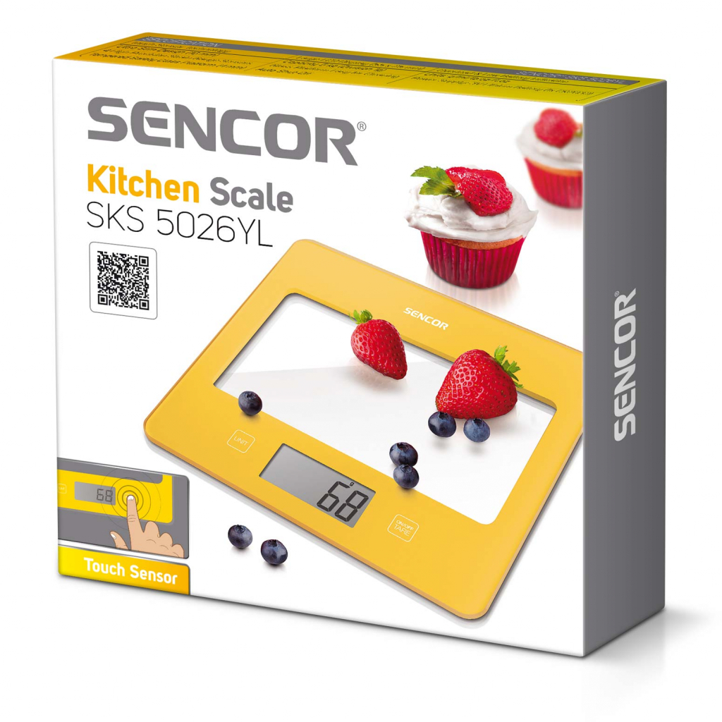 Весы кухонные Sencor SKS 5026YL - 5 Весы кухонные Sencor SKS 5026YL - 5