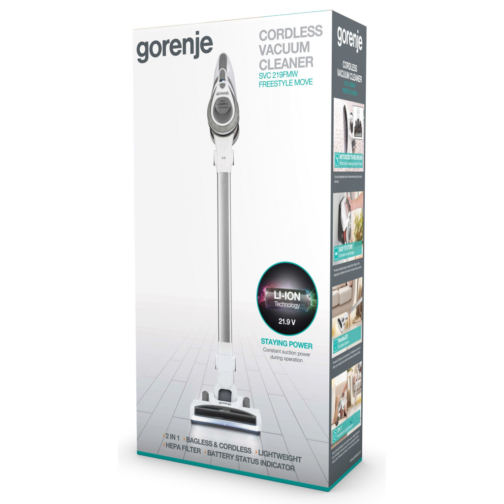 Пылесос Gorenje SVC219FMW - 4