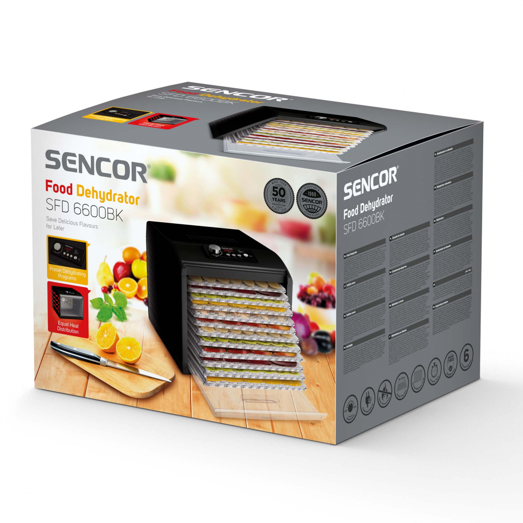 Сушка для овощей и фруктов Sencor SFD 6600BK - 3