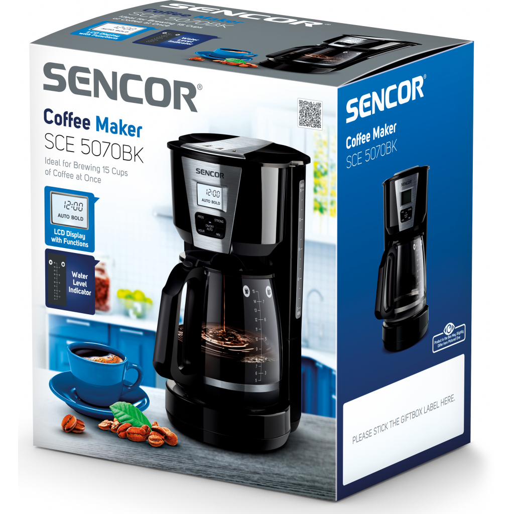 Кофеварка Sencor SCE 5070BK - 11 Кофеварка Sencor SCE 5070BK - 11