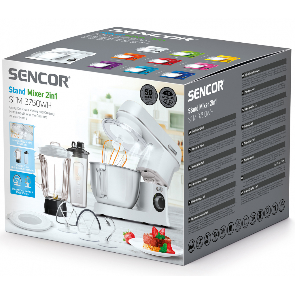 Кухонный комбайн Sencor STM 3750WH-EUE3 - 3 Кухонный комбайн Sencor STM 3750WH-EUE3 - 3