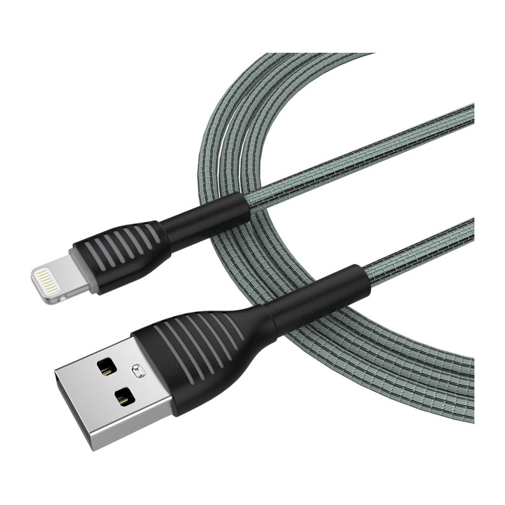 Дата кабель USB 2.0 AM to Lightning 1.0m ColorWay (CW-CBUL041-GR) - 1 Дата кабель USB 2.0 AM to Lightning 1.0m ColorWay (CW-CBUL041-GR) - 1