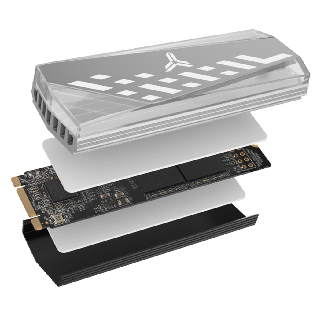 Радиатор охлаждения Qube M.2-4 Gray - 5 Радиатор охлаждения Qube M.2-4 Gray - 5