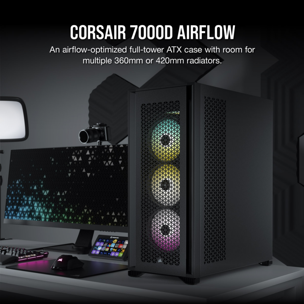 Корпус Corsair 7000D AIRFLOW Black (CC-9011218-WW) - 11 Корпус Corsair 7000D AIRFLOW Black (CC-9011218-WW) - 11