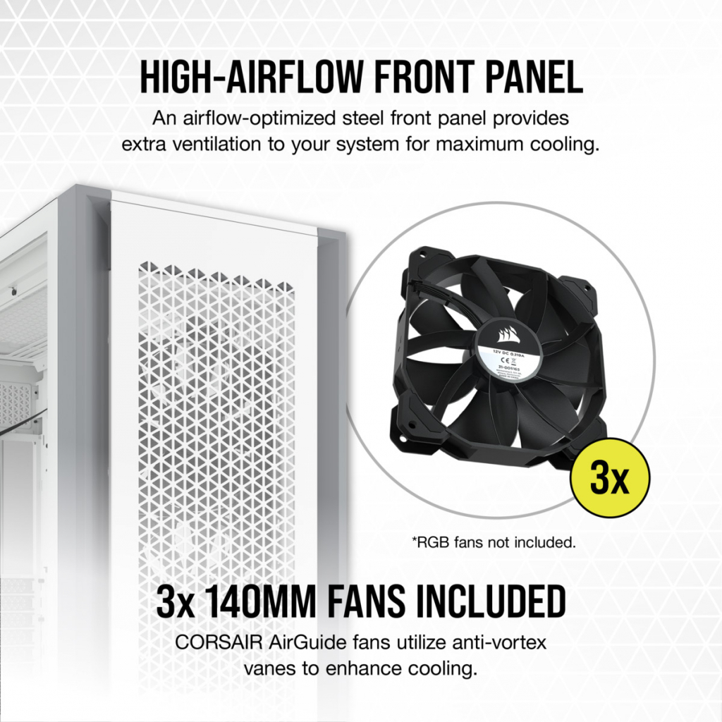 Корпус Corsair 7000D AIRFLOW White (CC-9011219-WW) - 11 Корпус Corsair 7000D AIRFLOW White (CC-9011219-WW) - 11