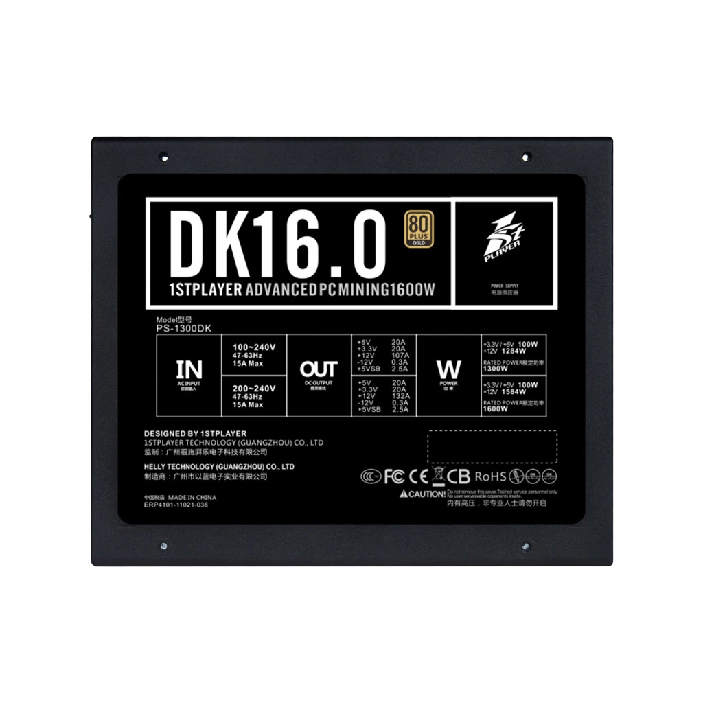 Блок питания 1stPlayer 1600W (PS-1300DK 1600W) - 4