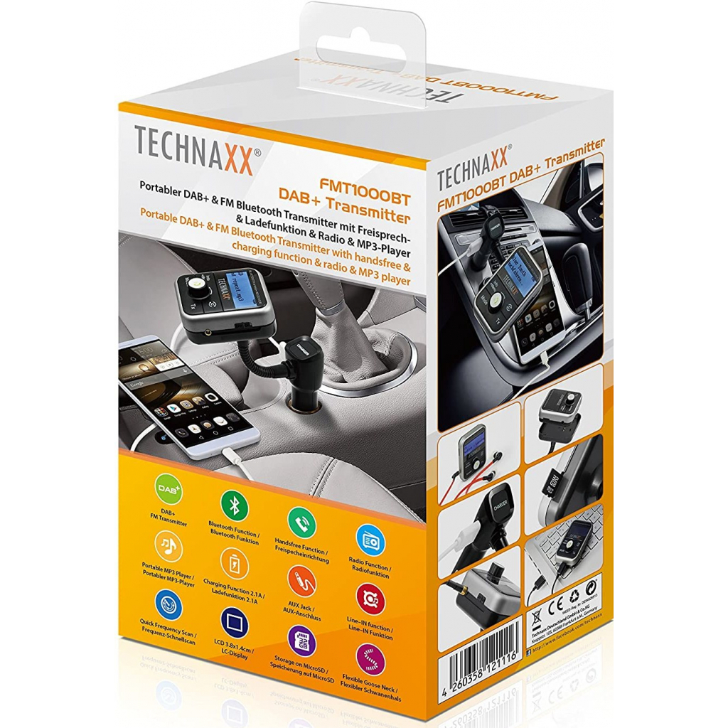 FM модулятор Technaxx FMT1000BT - 4
