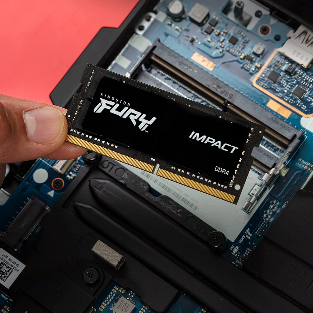 Модуль памяти для ноутбука SoDIMM DDR4 16GB 3200 MHz Impact Kingston Fury (ex.HyperX) (KF432S20IB/16) - 9