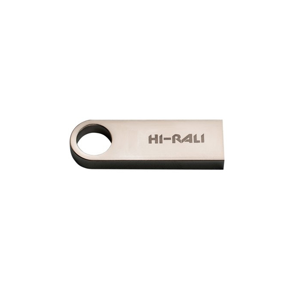 USB флеш накопитель Hi-Rali 2GB Shuttle Series Silver USB 2.0 (HI-2GBSHSL)
