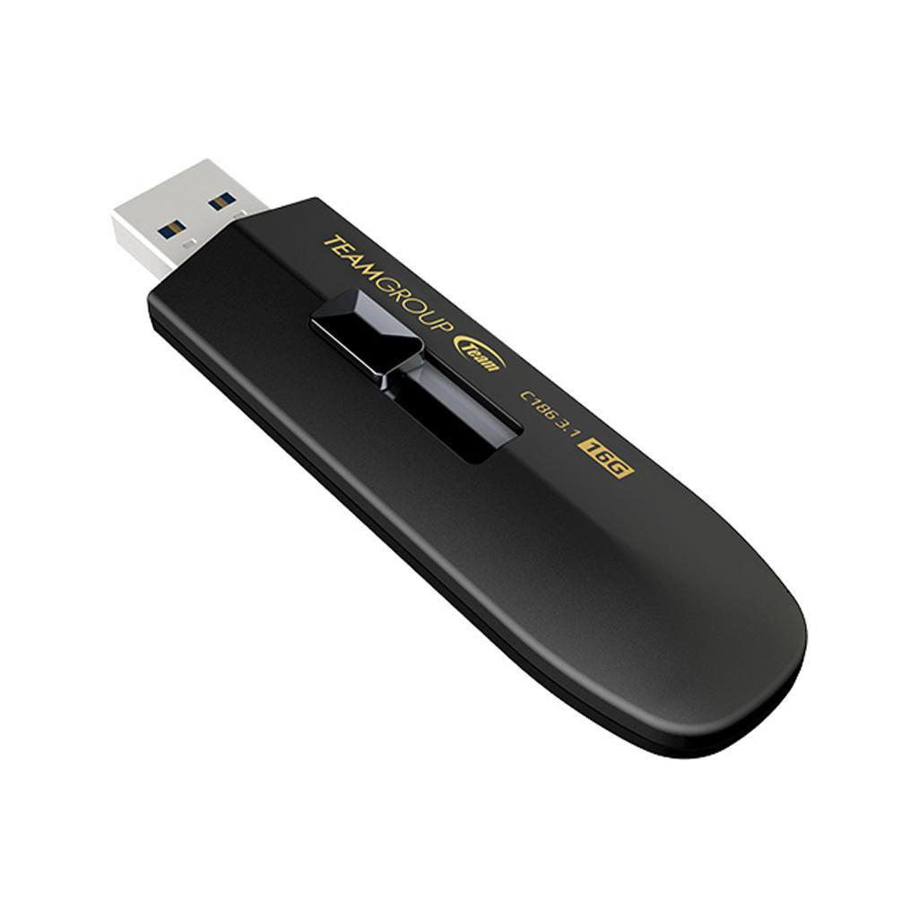 USB флеш накопитель Team 16GB C186 Black USB 3.2 (TC186316GB01) USB флеш накопитель Team 16GB C186 Black USB 3.2 (TC186316GB01)
