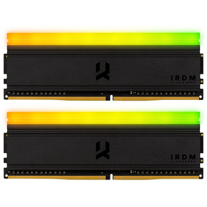 Модуль памяти для компьютера DDR4 16GGB (2x8GB) 3600 MHz IRDM RGB Black Goodram (IRG-36D4L18S/16GDC)