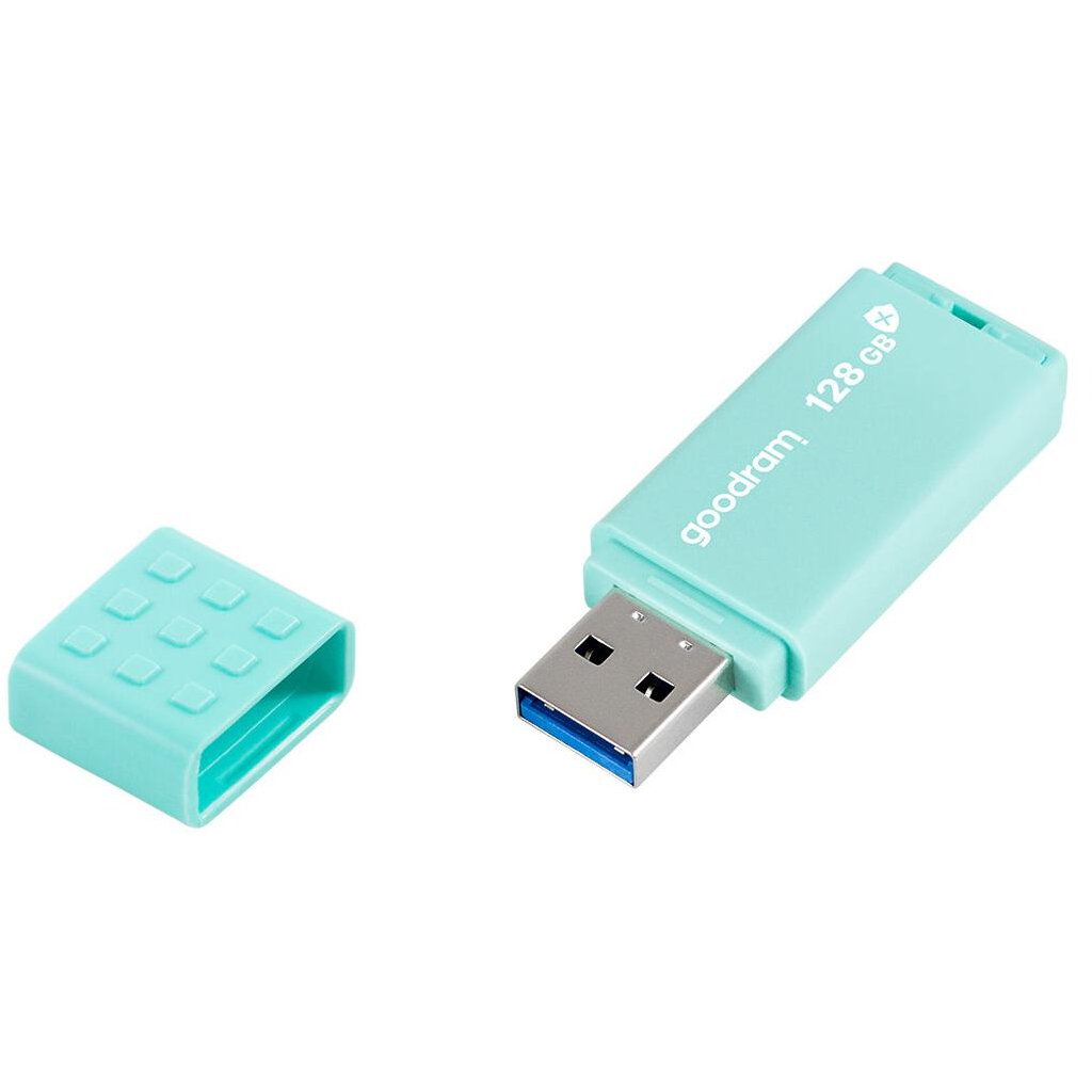 USB флеш накопитель Goodram 128GB UME3 Care Green USB 3.2 (UME3-1280CRR11) - 1