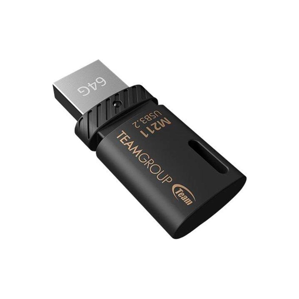 USB флеш накопитель Team 64GB M211 Black USB 3.2/Type-C (TM211364GB01) USB флеш накопитель Team 64GB M211 Black USB 3.2/Type-C (TM211364GB01)