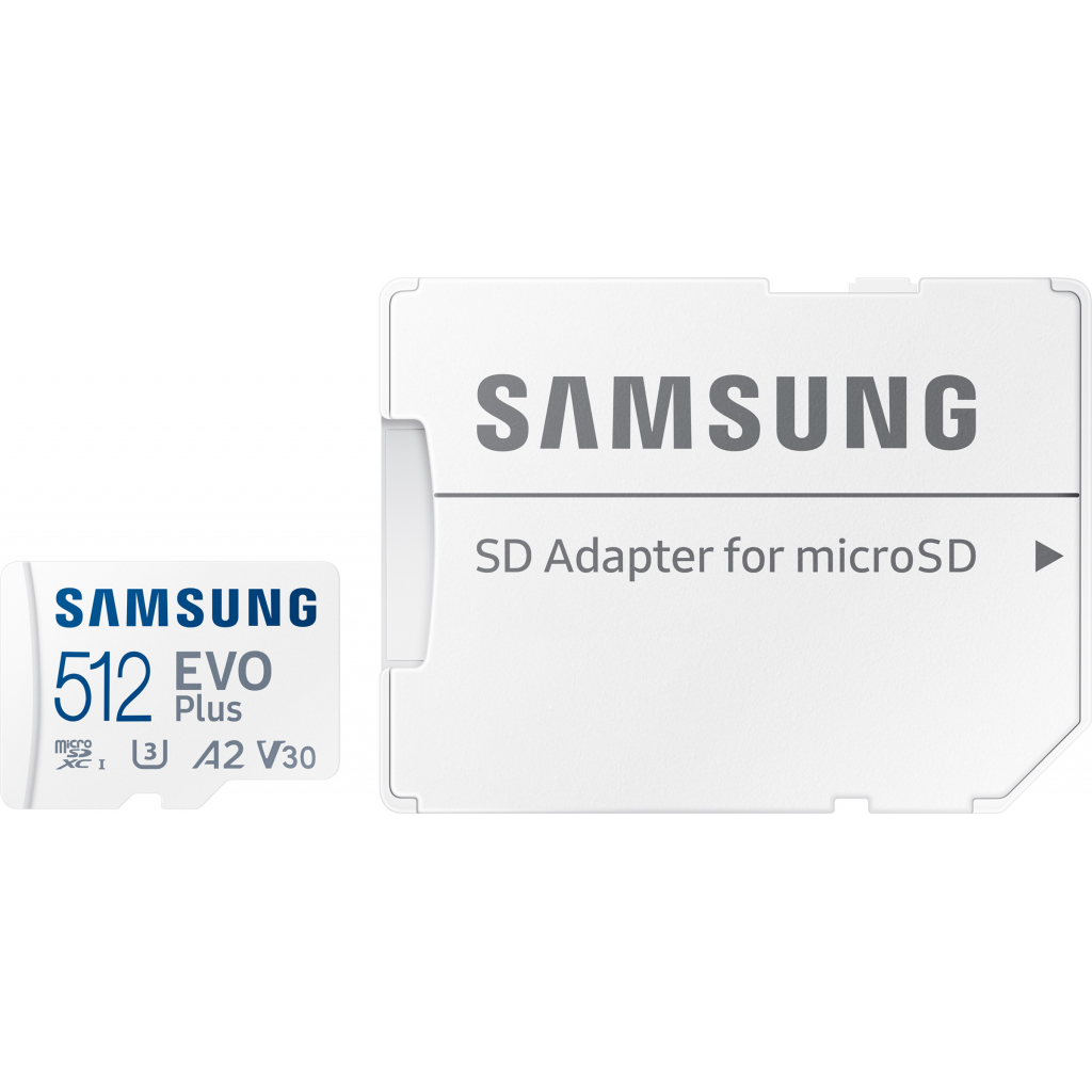 Карта памяти Samsung 512GB microSDXC class 10 UHS-I U3 V2 Evo Plus (MB-MC512KA/RU) - 5 Карта памяти Samsung 512GB microSDXC class 10 UHS-I U3 V2 Evo Plus (MB-MC512KA/RU) - 5