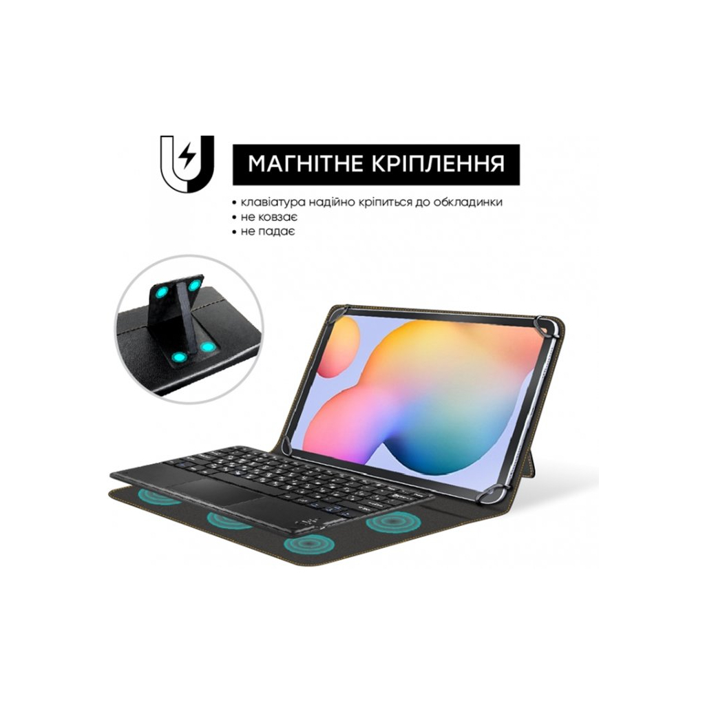 Чехол для планшета AirOn Premium Universal 10-11" BT Keyboard Touchpad (4822352781061) - 5