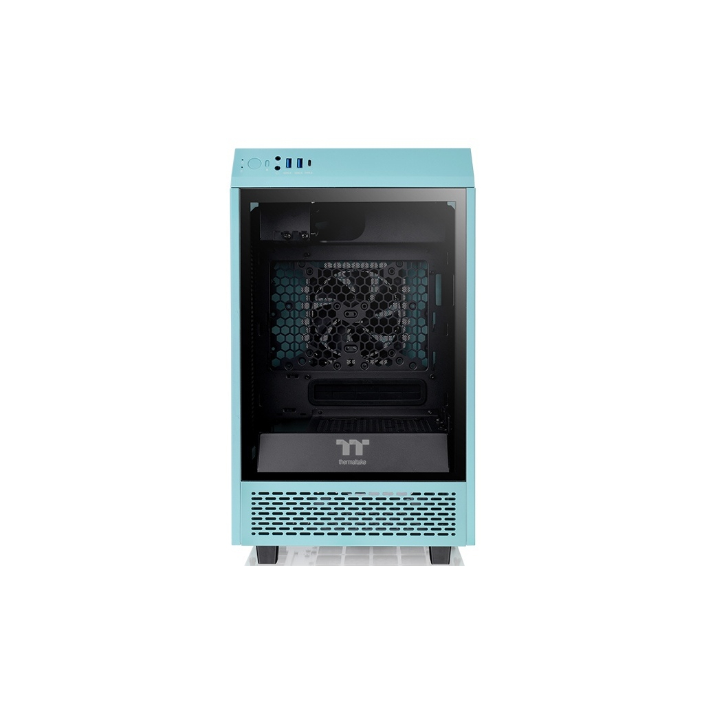 Корпус ThermalTake The Tower 100 Turquoise Window (CA-1R3-00SBWN-00) - 1 Корпус ThermalTake The Tower 100 Turquoise Window (CA-1R3-00SBWN-00) - 1
