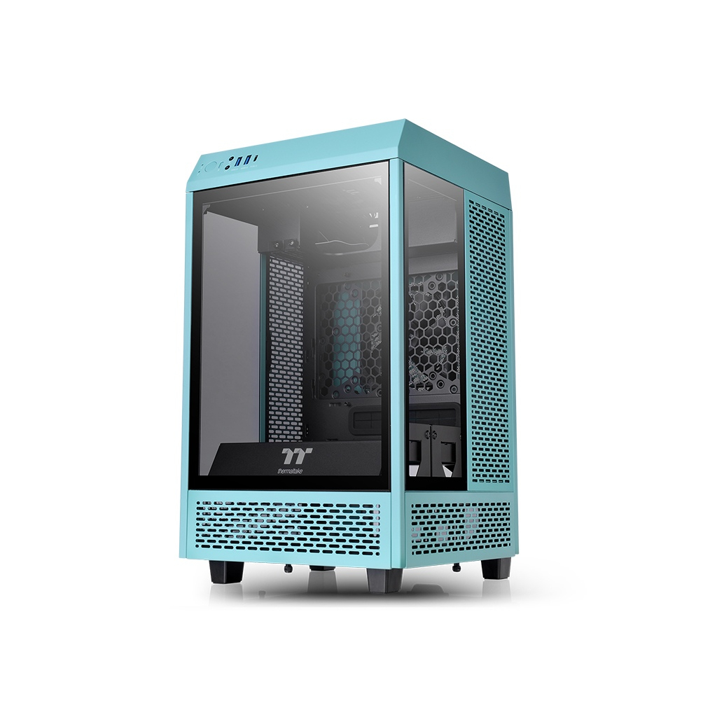 Корпус ThermalTake The Tower 100 Turquoise Window (CA-1R3-00SBWN-00) - 4 Корпус ThermalTake The Tower 100 Turquoise Window (CA-1R3-00SBWN-00) - 4