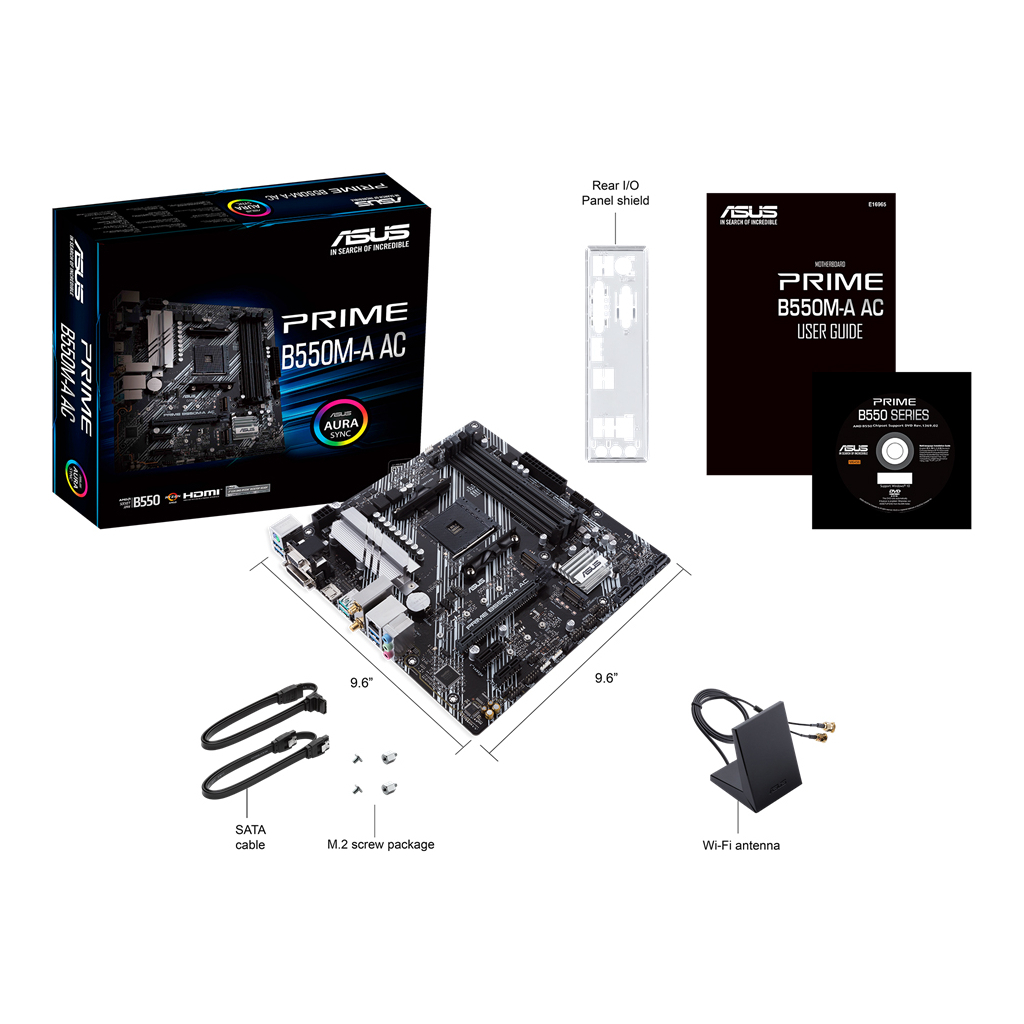 Материнская плата ASUS PRIME B550M-A AC - 6