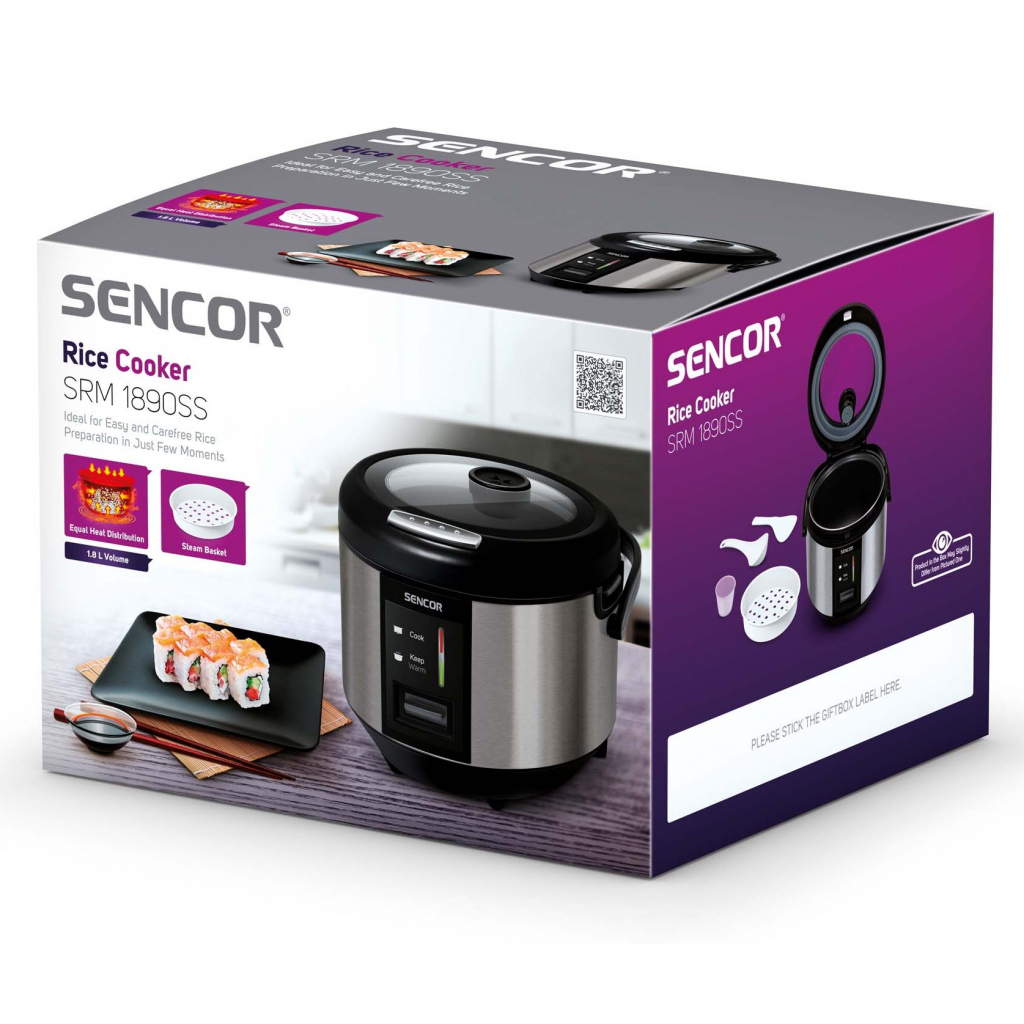 Мультиварка Sencor SRM1890SS - 3 Мультиварка Sencor SRM1890SS - 3