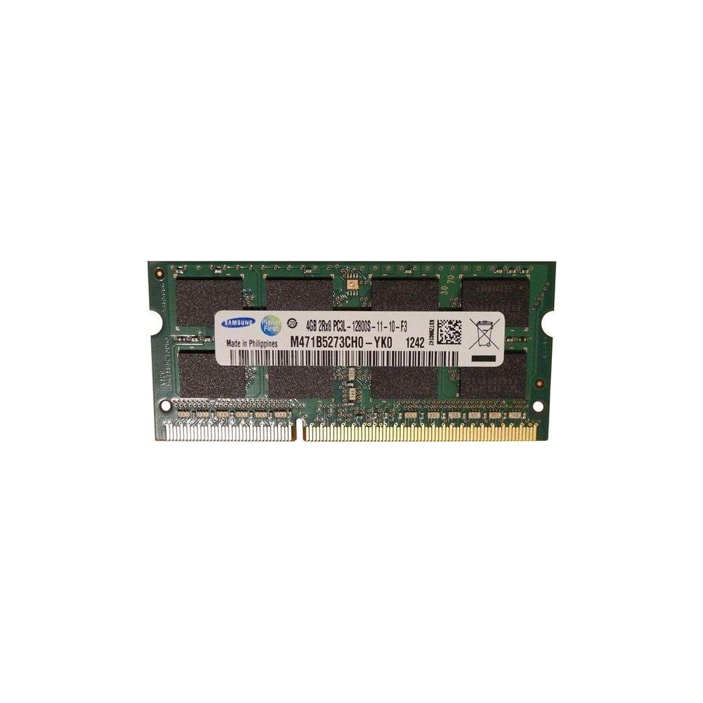 Модуль памяти для ноутбука SoDIMM DDR3 4GB 1600 MHz Samsung (M471B5273CH0-YKO)