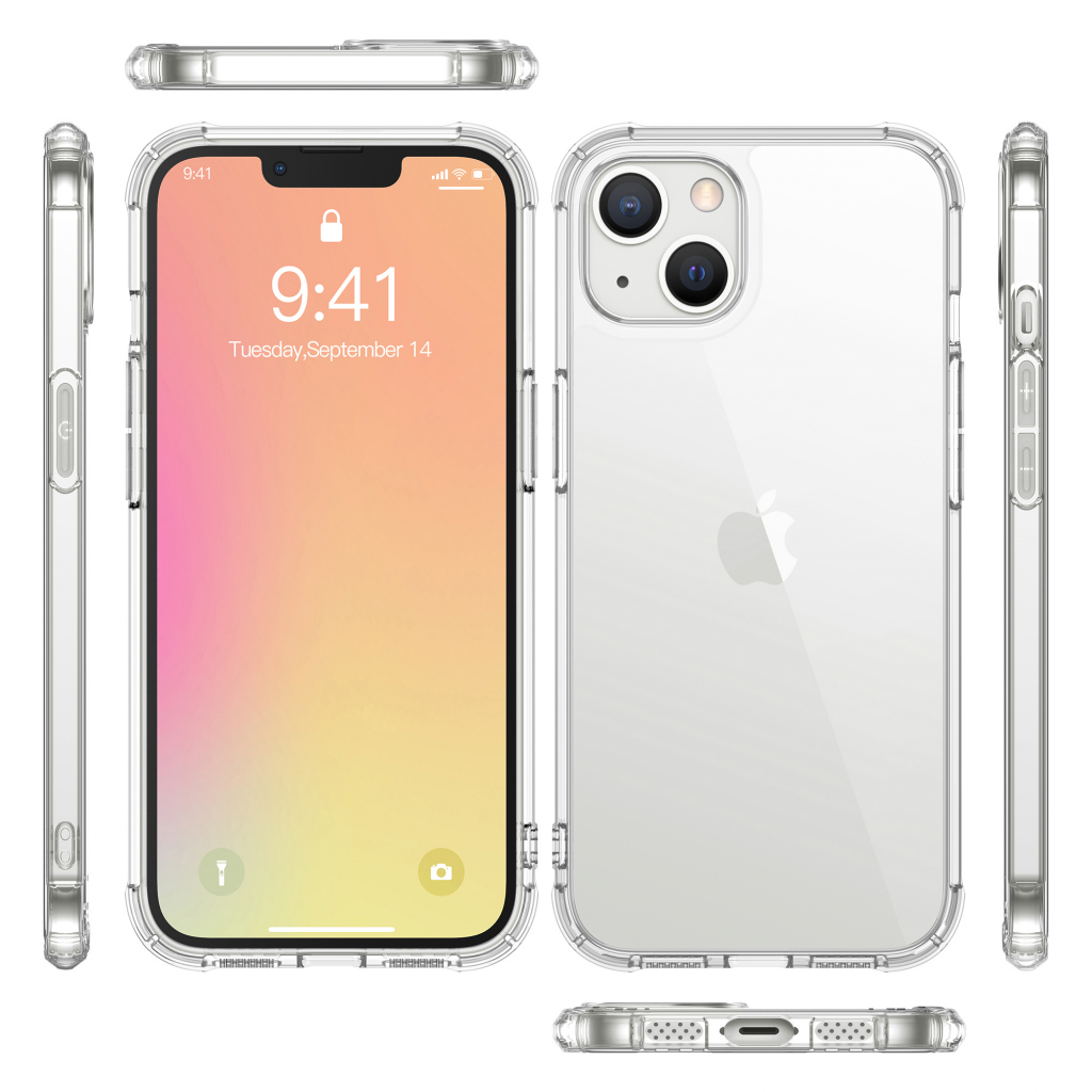 Чехол для моб. телефона BeCover Anti-Shock Apple iPhone 13 Clear (706951) - 1