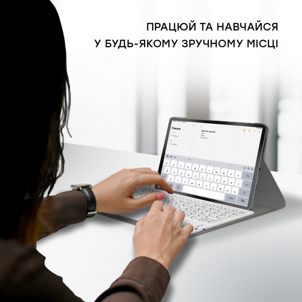 Клавиатура AirOn Easy Tap 2 з тачпадом та LED для Smart TV та планшета (4822352781089) - 9