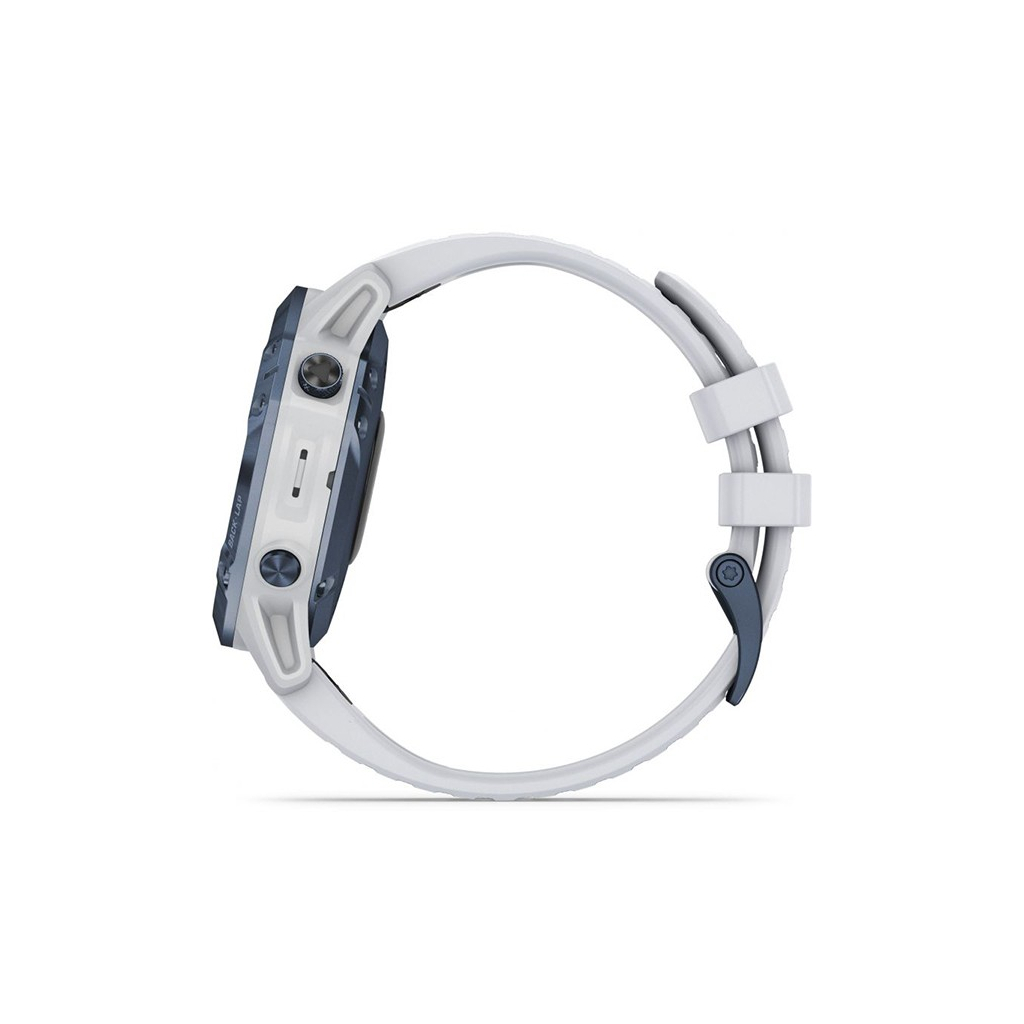 Смарт-часы Garmin fenix 6 Pro Solar, Mineral Blue Titanium with Whitestone Ban (010-02410-19) - 4 Смарт-часы Garmin fenix 6 Pro Solar, Mineral Blue Titanium with Whitestone Ban (010-02410-19) - 4