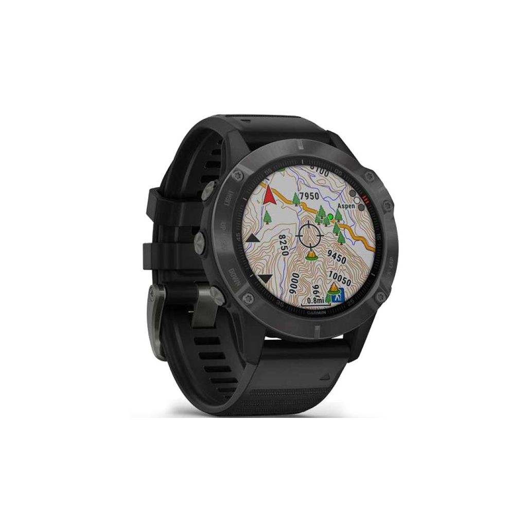 Смарт-часы Garmin fenix 6 Sapphire Gray, Black Band (010-02158-11) - 2 Смарт-часы Garmin fenix 6 Sapphire Gray, Black Band (010-02158-11) - 2