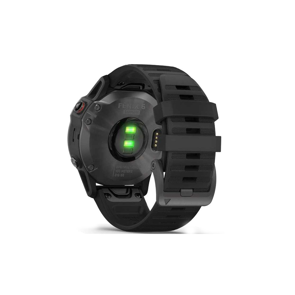 Смарт-часы Garmin fenix 6 Sapphire Gray, Black Band (010-02158-11) - 5 Смарт-часы Garmin fenix 6 Sapphire Gray, Black Band (010-02158-11) - 5