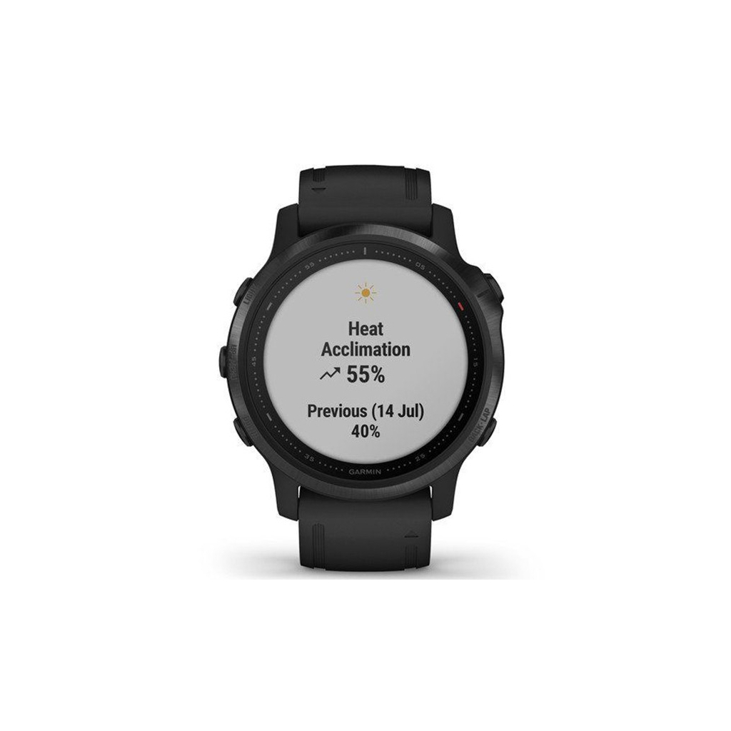 Смарт-часы Garmin fenix 6S Pro, Black w/Black Band (010-02159-14) - 5