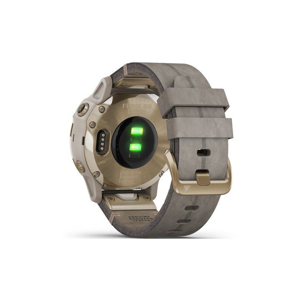 Смарт-часы Garmin fenix 6S Sapphire, Lt Gold w/Shale Suede Band (010-02159-40) - 5 Смарт-часы Garmin fenix 6S Sapphire, Lt Gold w/Shale Suede Band (010-02159-40) - 5