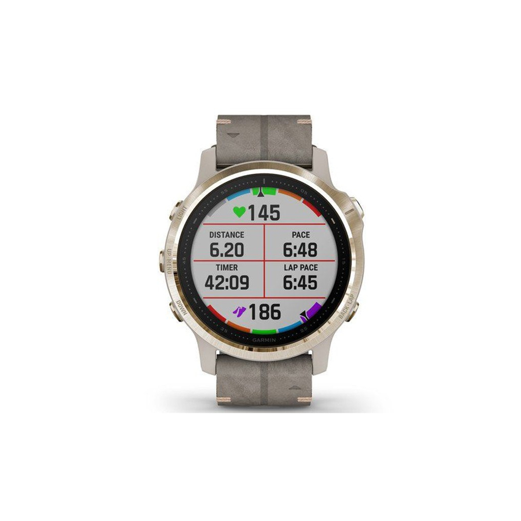 Смарт-часы Garmin fenix 6S Sapphire, Lt Gold w/Shale Suede Band (010-02159-40) - 7 Смарт-часы Garmin fenix 6S Sapphire, Lt Gold w/Shale Suede Band (010-02159-40) - 7