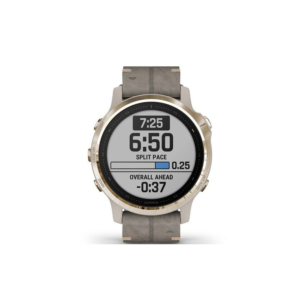 Смарт-часы Garmin fenix 6S Sapphire, Lt Gold w/Shale Suede Band (010-02159-40) - 8 Смарт-часы Garmin fenix 6S Sapphire, Lt Gold w/Shale Suede Band (010-02159-40) - 8