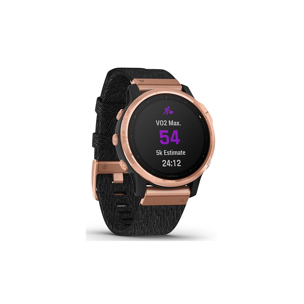 Смарт-часы Garmin fenix 6S Sapphire, Rose Gold/Blk w/Nylon Band (010-02159-37) - 2 Смарт-часы Garmin fenix 6S Sapphire, Rose Gold/Blk w/Nylon Band (010-02159-37) - 2