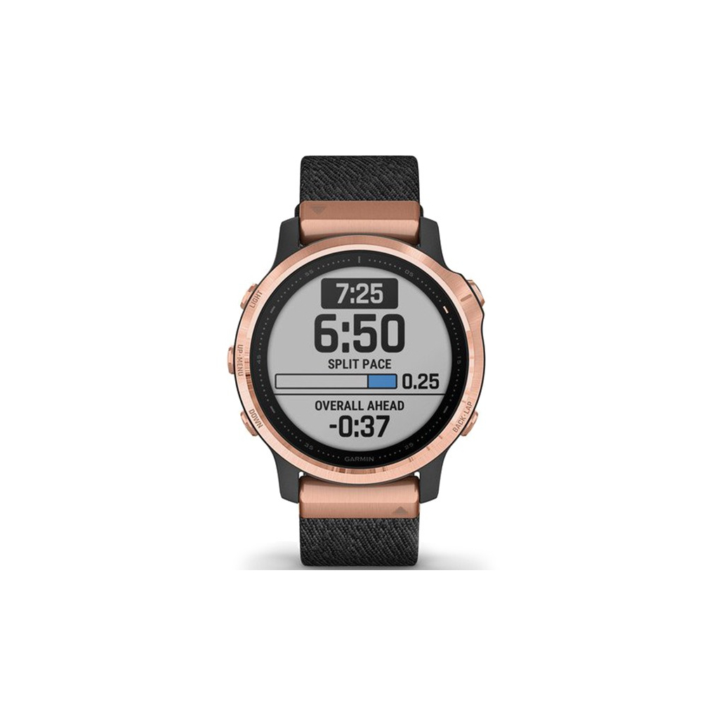 Смарт-часы Garmin fenix 6S Sapphire, Rose Gold/Blk w/Nylon Band (010-02159-37) - 6 Смарт-часы Garmin fenix 6S Sapphire, Rose Gold/Blk w/Nylon Band (010-02159-37) - 6
