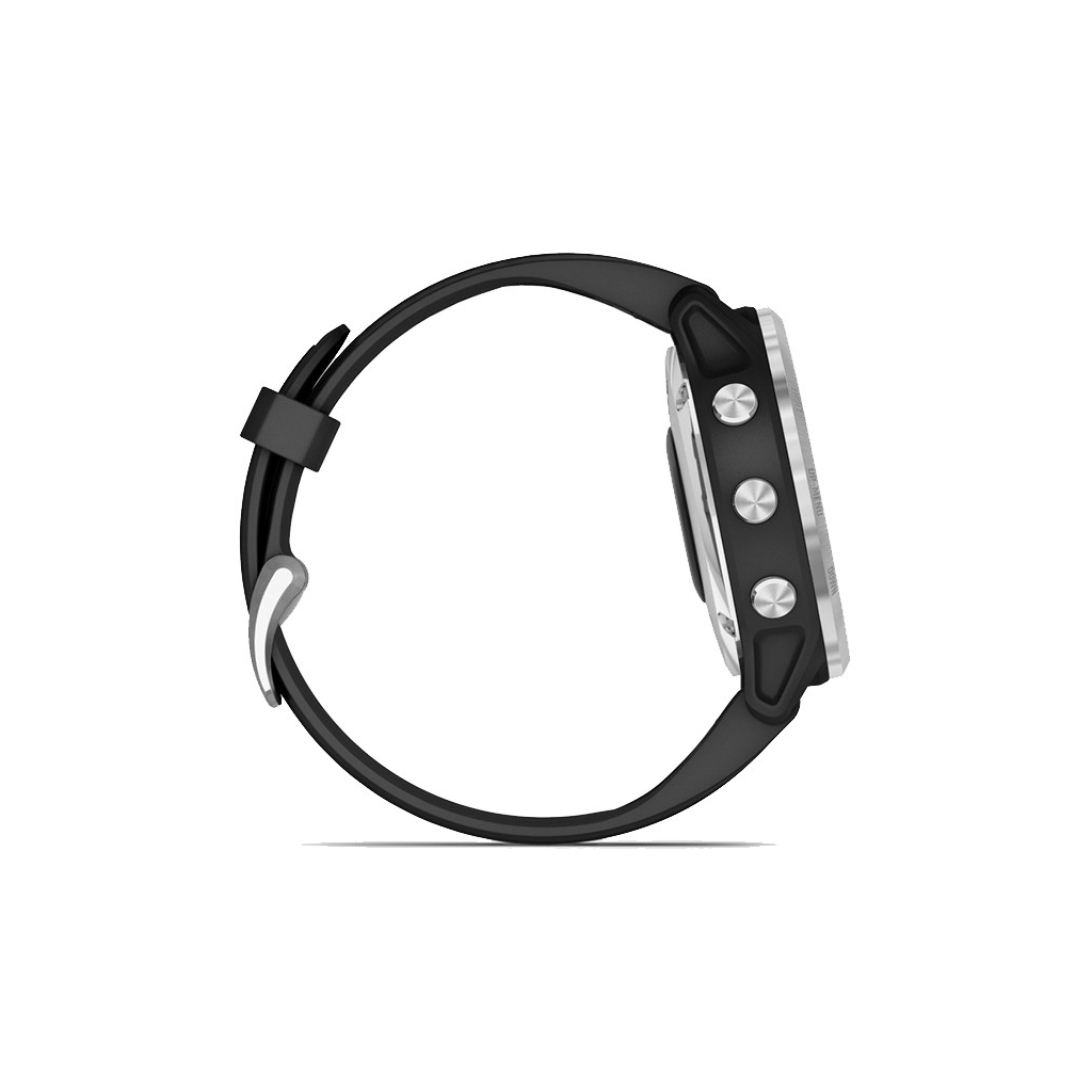 Смарт-часы Garmin fenix 6S Solar, Silver w/Black Band (010-02409-00) - 3
