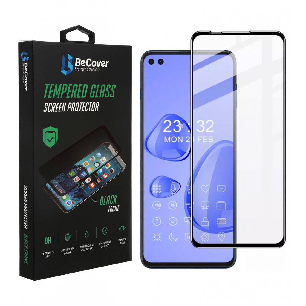 Стекло защитное BeCover Motorola Moto G100 Black (706895) Стекло защитное BeCover Motorola Moto G100 Black (706895)
