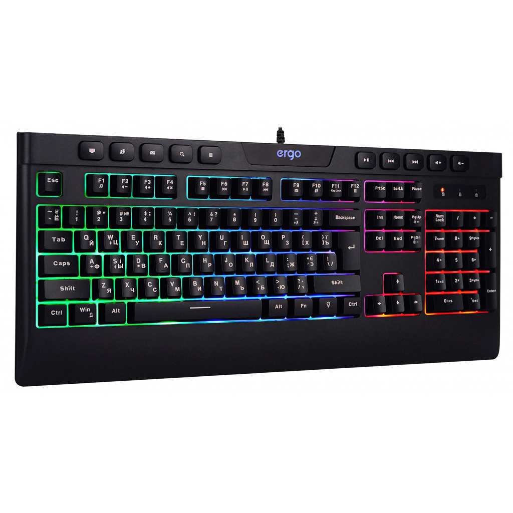 Клавиатура Ergo KB-510 USB Black (KB-510) - 2 Клавиатура Ergo KB-510 USB Black (KB-510) - 2