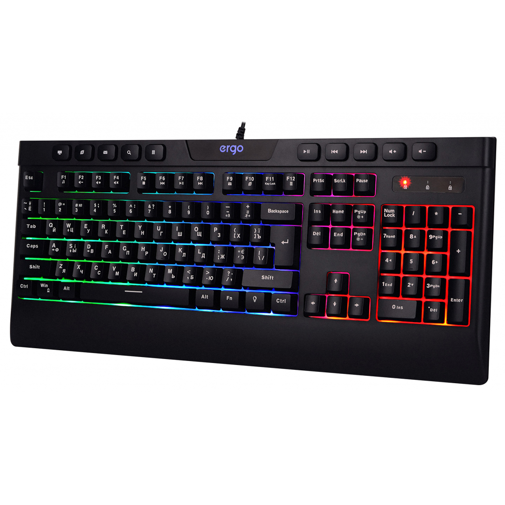 Клавиатура Ergo KB-510 USB Black (KB-510) - 4 Клавиатура Ergo KB-510 USB Black (KB-510) - 4
